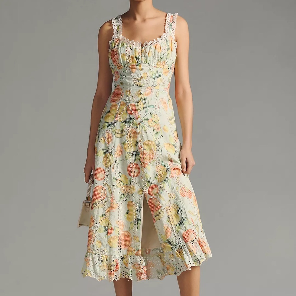 Anthropologie Multicolor Floral Dress